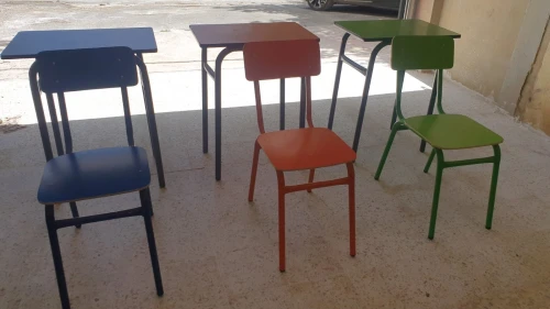 Table et chaise creche 