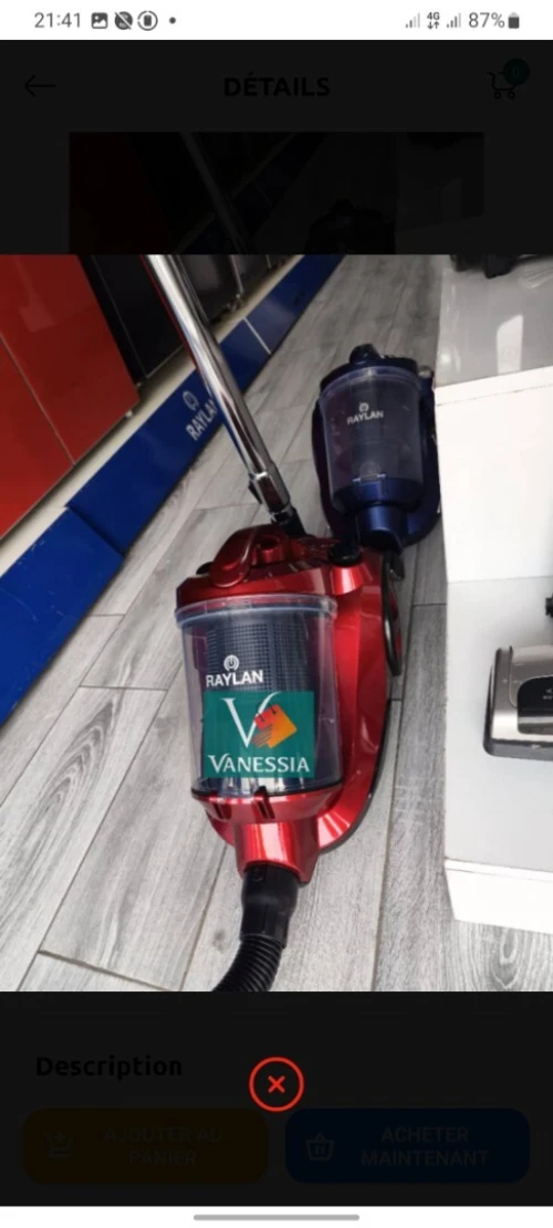 Aspirateur marque raylan