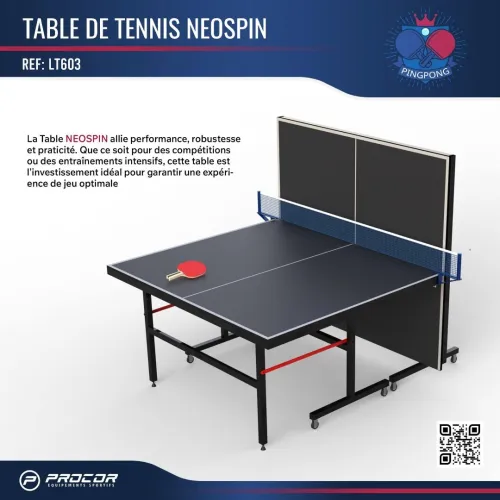 TABLE DE TENNIS NEOSPIN