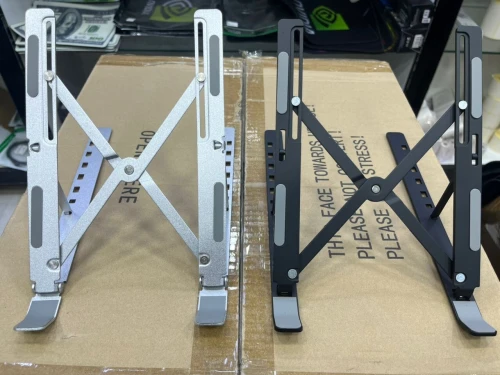 SUPPORT  POUR LAPTOP ET TABLETTE REGLABLE PLIABLE ALUMINIUM