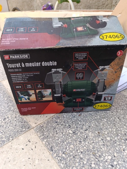 Touret a meuler double 