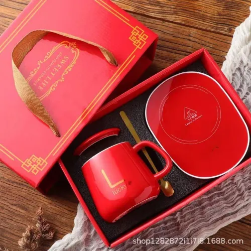 Box Tasse à Café avec Support Chauffant Electrique