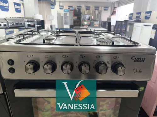 Cuisinière Inox Ventiler Marque Contiglobal By Géant Vesta