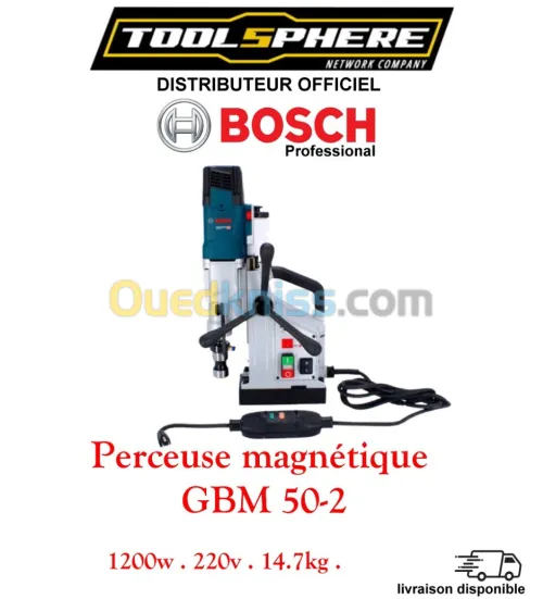 Perceuse magnétique GBM 50-2 BOSCH