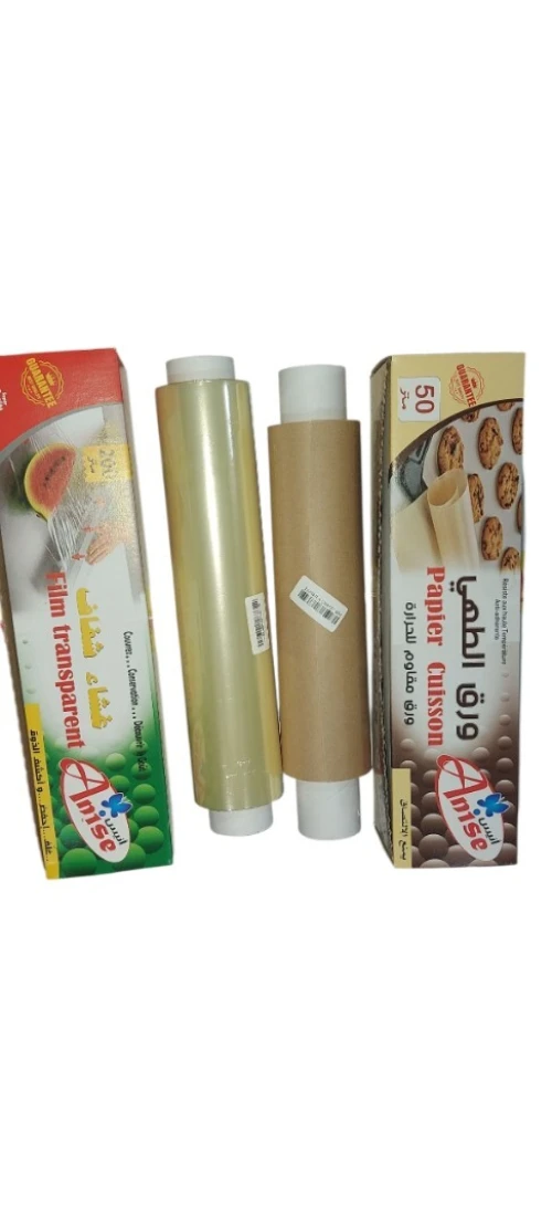 Film etirable et papier cuisson 
