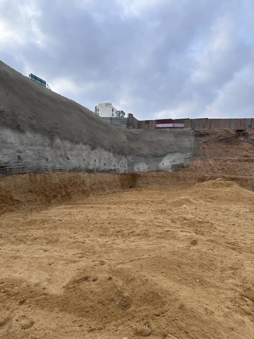 Travaux de béton projeté
