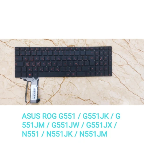 Clavier ASUS ROG G551 / N551 AZERTY FR/AR