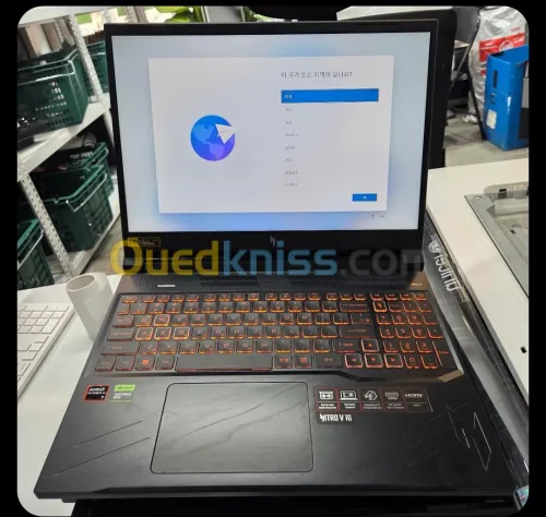 ACER NITRO 16" CPU: AMD R7 8845HS RAM: 32 GB SSD: 1TB RTX 4050 Windows 11 lifetime license