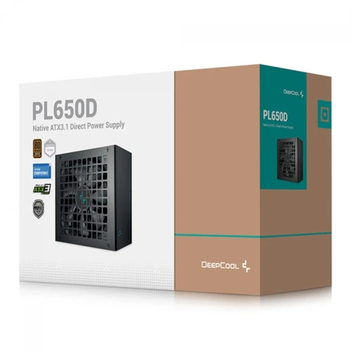 Deepcool ATX 650W - 80+ Bronze - PL650D Noir