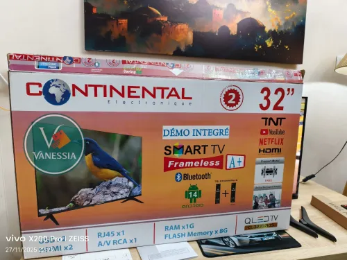 Tv  Smart + Démo Intégrer+ Support Marque Continental
