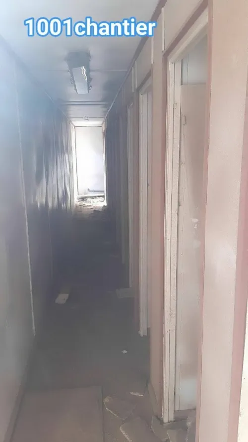 Conteneur40pied aménagé en bloc sanitaire