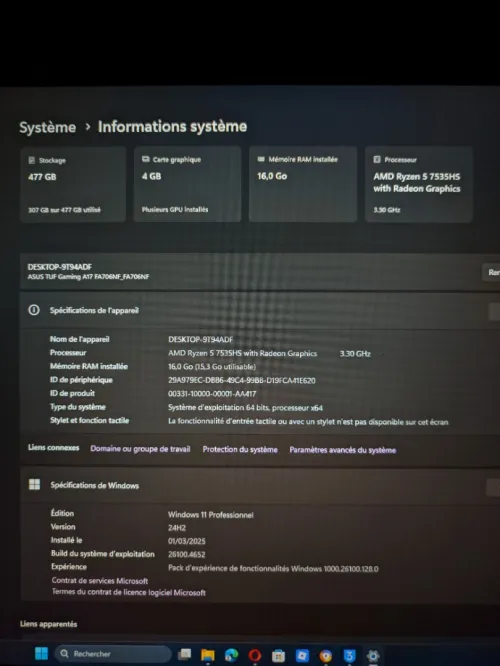 Asus tuf a17 gaming 