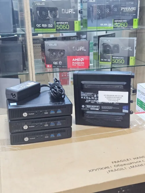 MINI UNITE HP ProDesk 600 G2 i5-7500T RAM 16GB SSD 256GB + WIFI