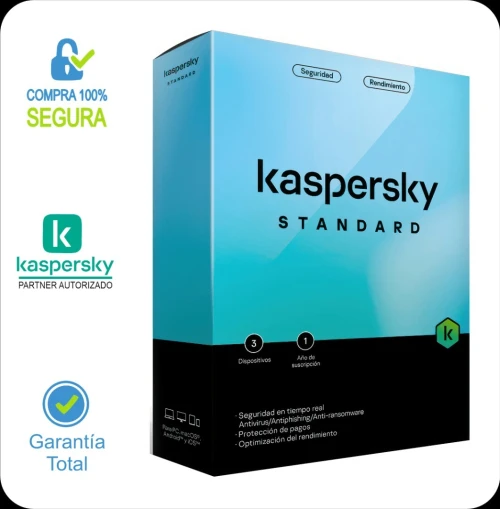 Kaspersky Plus 3 poste Abonnement 1 Année