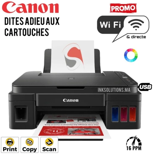 IMPRIMANTE MULTIFONCTION CANON PIXMA G3410 WIFI NEUF SOUS EMBALLAGE