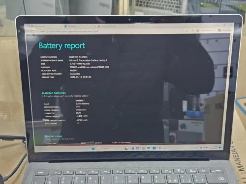 LAPTOP MICROSOFT SURFACE LAPTOP 4 AMD RYZEN 5 R / DDR5 8GB / SSD 128GB / ECRAN 14" OLED TACTILE