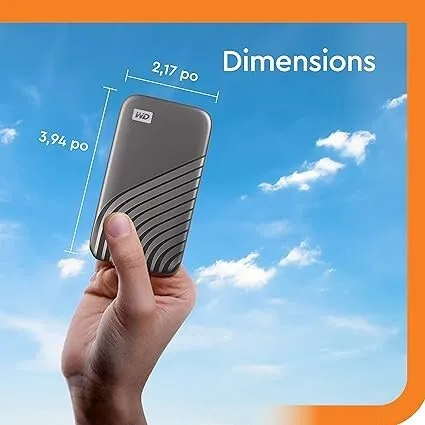 Disque SSD Externe WD My Passport SSD 1TB Disque SSD Externe NEUF SOUS EMBALLAGE