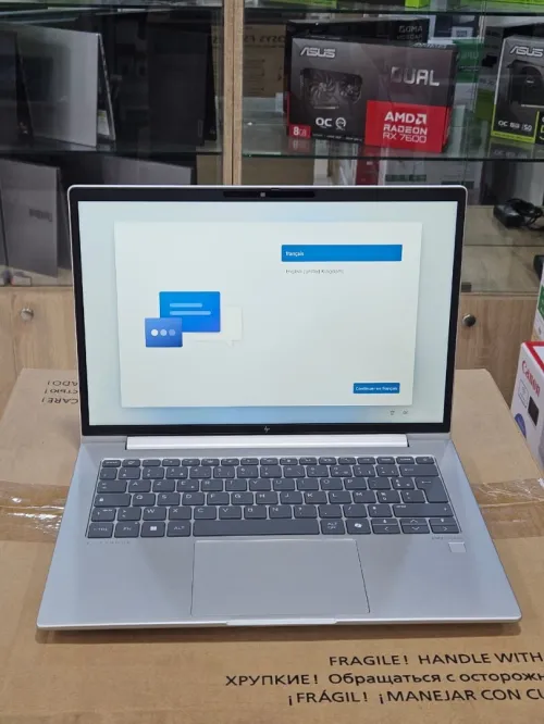 LAPTOP HP ELITEBOOK 645 G11 AMD RYZEN 5 PRO 7535U DDR5 16GB SSD 256GB ECRAN 14" FHD NEUF SOUS EMBALLAGE
