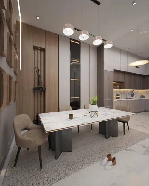 تصميم داخلي عصري + 3D للشقق والمنازل