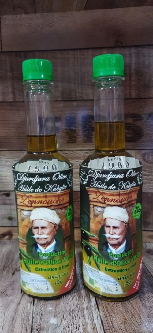 Huile d'olive vierge Zennouche 1 L زيت الزيتون بكر زنوش 1 ل