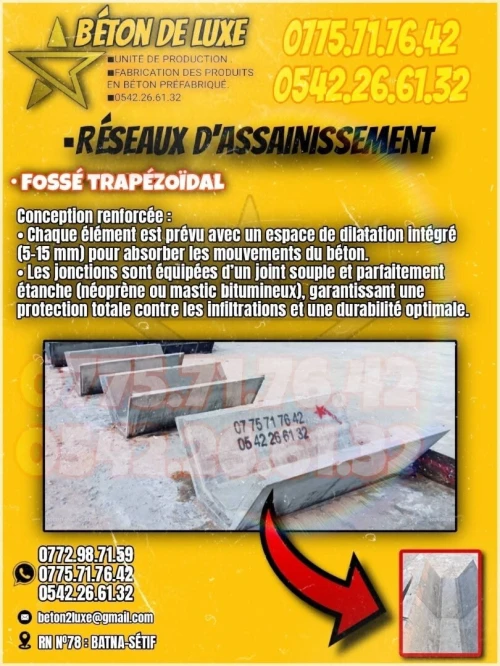 FOSSÉ TRAPÉZOÏDAL