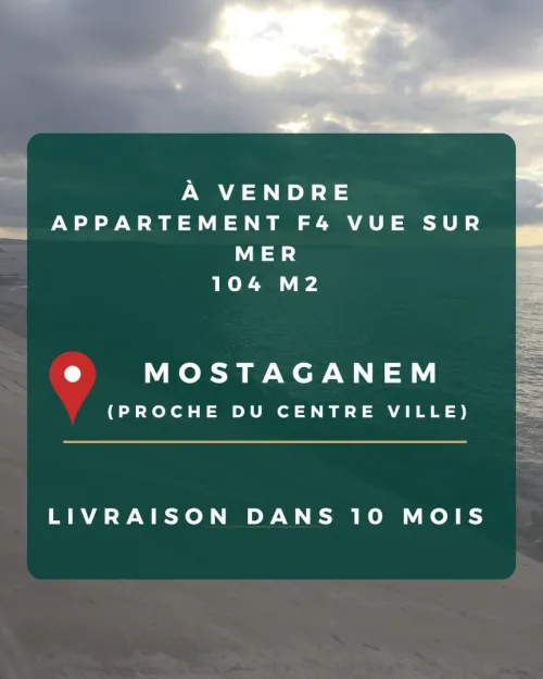 Vente Appartement F4 Mostaganem Mostaganem