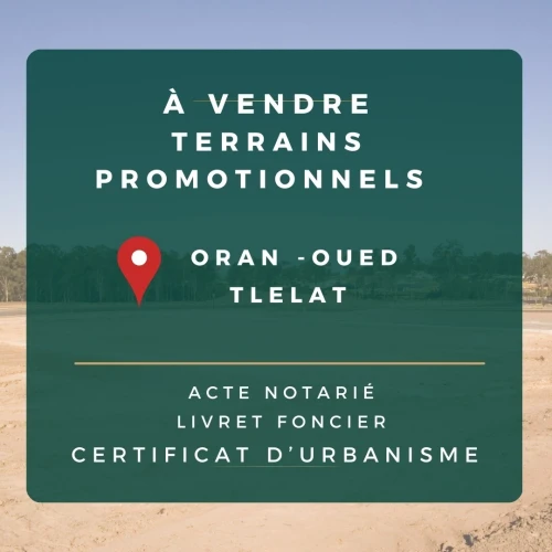 Vente Terrain Oran Oued tlelat