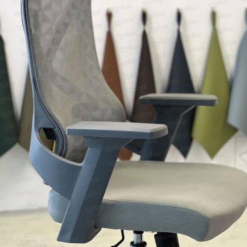 Chaise ONDA opérateur structure grise de la marque mobix dz