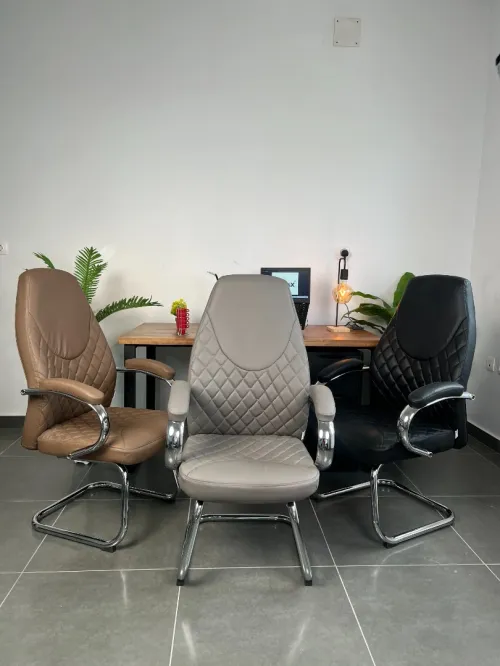 Chaise de bureau fauteuil LOSANGE simili cuir marque Mobix dz