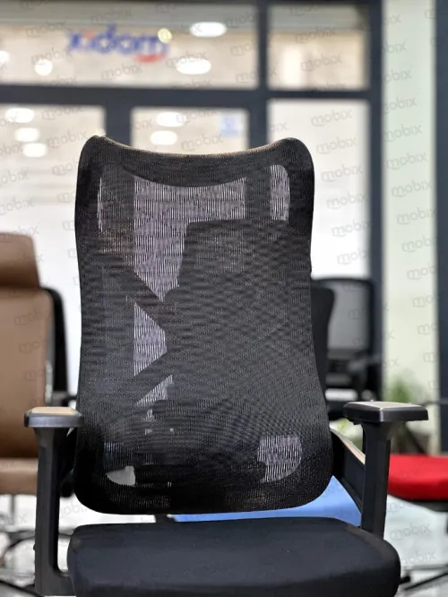 Chaise bureau ergonomique opérateur ONDA structure noir de la marque MOBIX-DZ