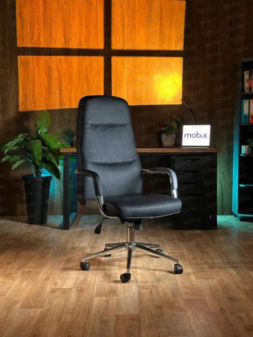Chaise STELLAR administrative moderne et pratique PDG en simili cuir de la marque mobixdz