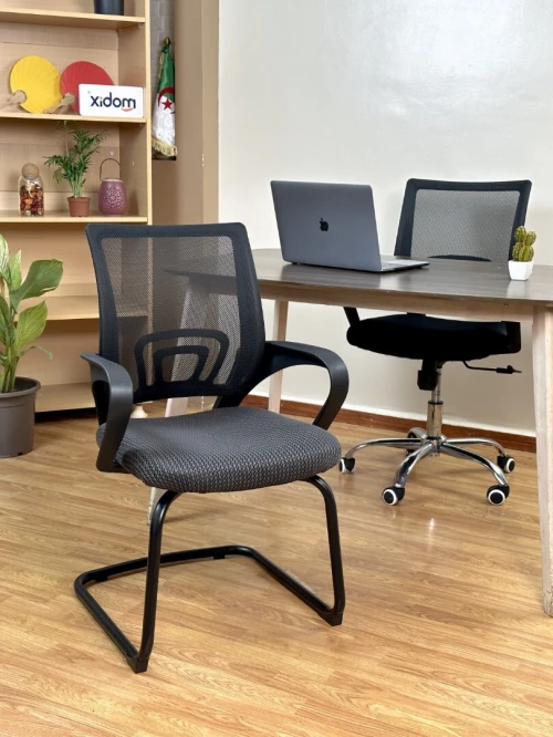 Chaise visiteur filet en différentes couleurs ergonomique Mobix dz