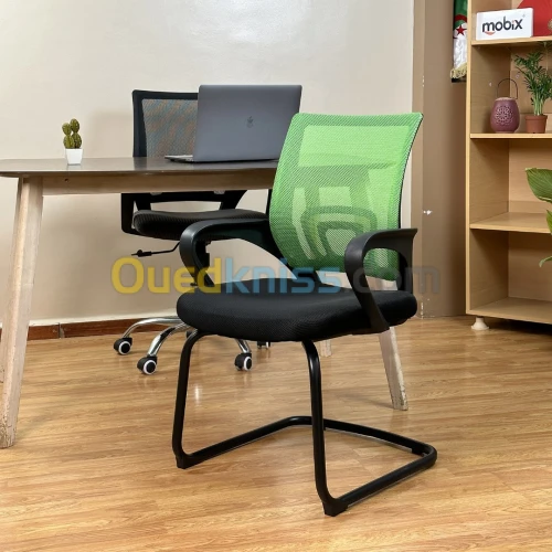 Chaise VISITEUR Filet Couleur VERT, Ergonomique