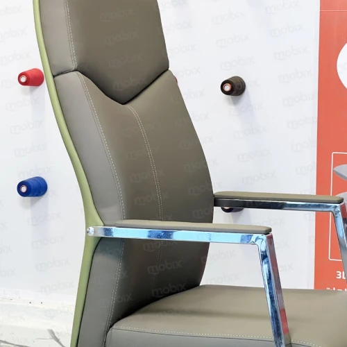 Chaise AKAR DUO visiteur simili cuir double dace de la marque Mobix dz