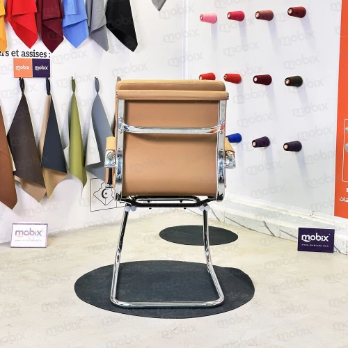 Chaise de direction AURA visiteur marron de la marque Mobix dz