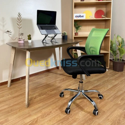 Chaise OPERATEUR filet couleur VERT, ergonomique