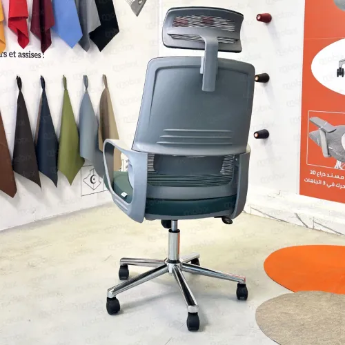 Chaise de bureau opérateur STRADA vert de la marque Mobix dz