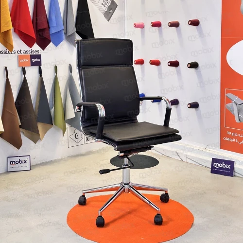 Chaise de direction opérateur ELITE noir de la marque Mobix dz