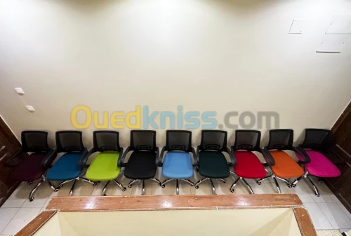 CHAISE BUREAU OPERATEUR FILET PLUSIEURS COULEURS