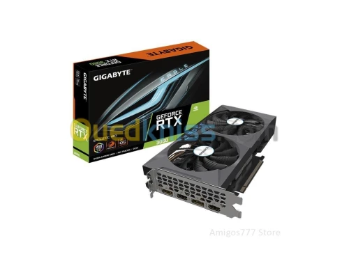 Gigabyte GeForce RTX 3060 EAGLE OC 12G -LHR - GDDR6 - Dual HDMI/Dual DisplayPort - PCI Express