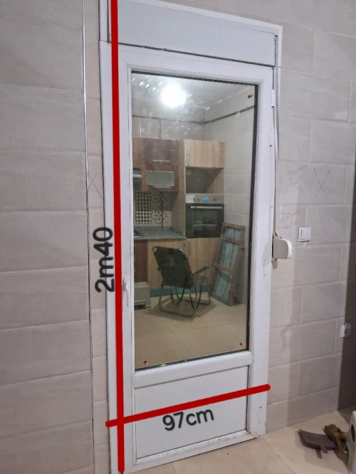 Lots de fenêtres et portes fenêtres en Pvc double vitrage 