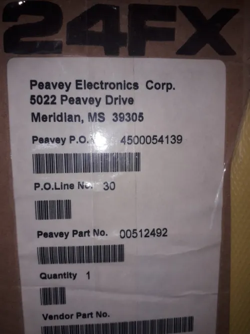 Table de mixage peavey 24 fx