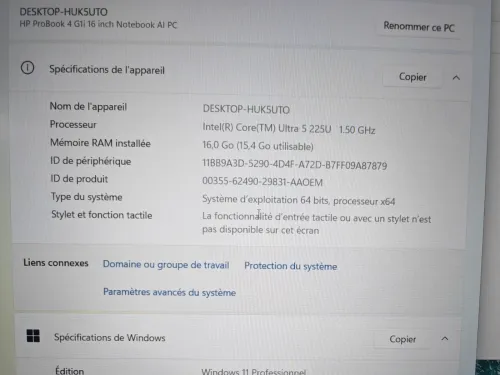 HP ProBook 4 G1i 16" G11 Ultra 5 225U 16G 512G