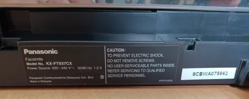 téléphone Fax télécopieur Panasonic KX- FT937