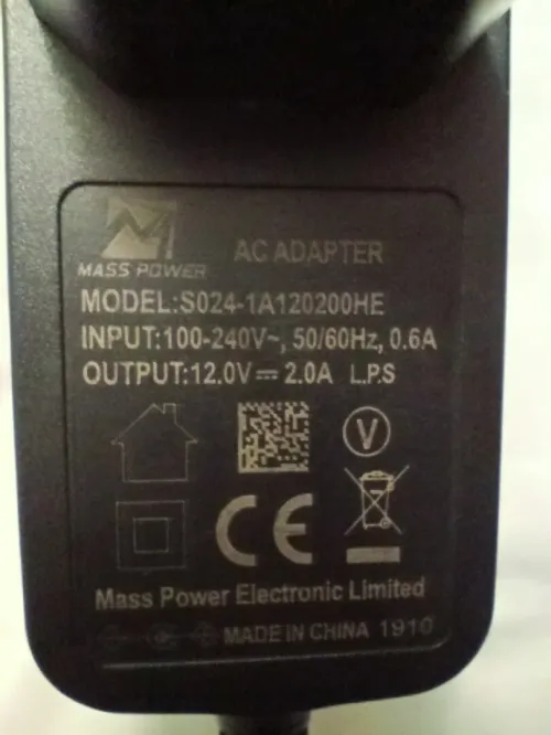 Adaptateur Secteur Original AC/DC 12V 2A