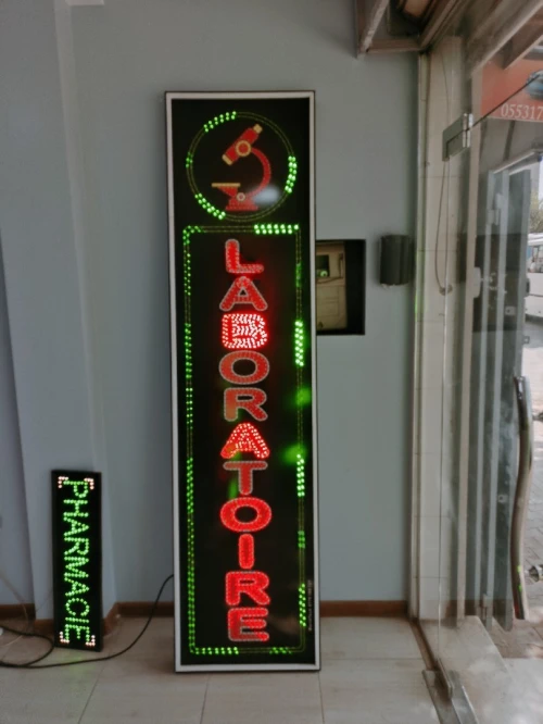 Plaque lumineuse laboratoire