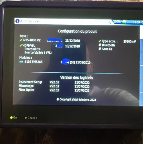 OTDR VIAVI MTS 4000 V2