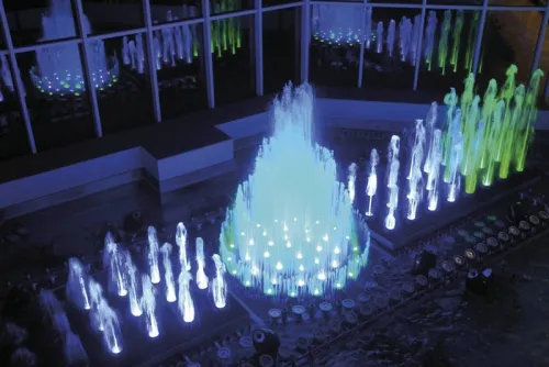 VENTRE DES PIECE ADJUTAGE ET ECLAIRAGE DE FONTAINE (Jet D'eau)