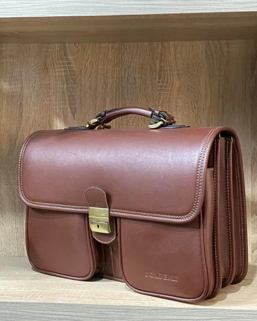 Cartable véritable cuir 