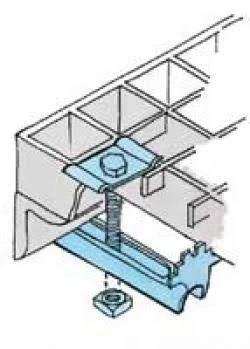 ATTACHE DE FIXATION GALVANISÉE 